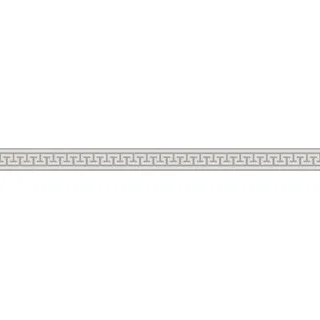 A.S. Création Borte selbstklebend Mäander  5 m x 4 cm Grau-Metallic