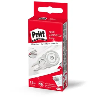 PRITT Korrekturroller Nachfüllkassette 6 mm Weiß 12 m