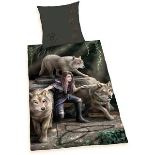 Herding Anne Stokes Wolf 135 x 200 cm + 80 x 80 cm