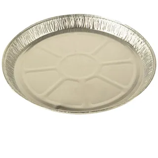 Papstar Starpak 25 Rundformen, Alu rund, Durchmesser 27 cm, 2,2 cm, Silber