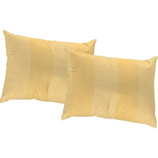 Dekokissen WIRTH "Niederau" Gr. 3, gold (goldfarben, gemustert), B:40cm L:60cm, Obermaterial: 67% Polyacryl, 33% Polyester, Dekokissen_Sitzkissen_Kissenhüllen, Dekokissen