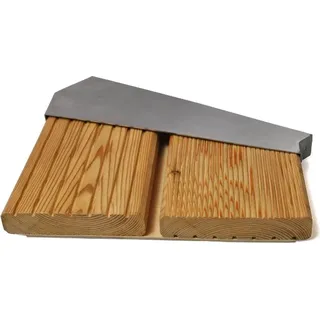 TREND Holzpool Edelstahlecke