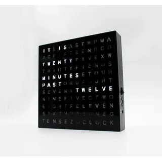 Mad Monkey Wortuhr 19,6 cm schwarz