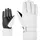 Damen KISAR Ski-Handschuhe/Wintersport wasserdicht PFC frei White 8 5