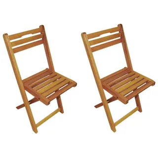 Merxx Porto Gartenstuhl 40 x 49 x 82 cm braun 2 St.