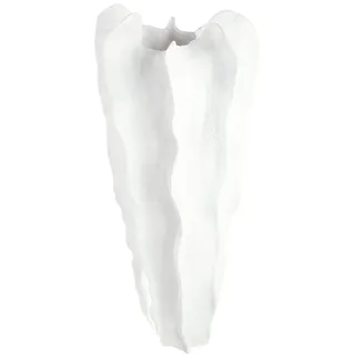 Gilde Bodenvase Wavey Bodenvase, Wavey weiß Höhe: 92cm