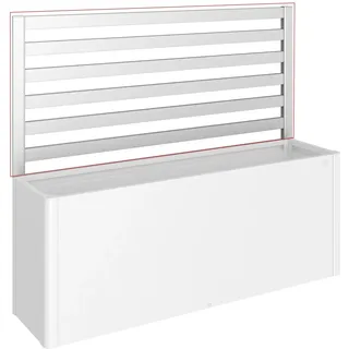 Biohort Rankgitter Hochbeet 91 cm x 398,3 cm Silber-Metallic