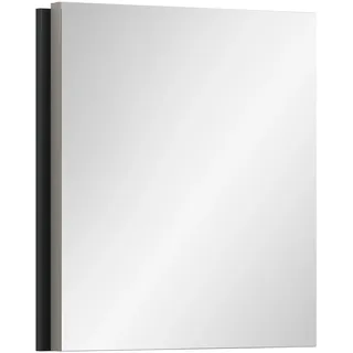 Spiegel HOME AFFAIRE "RAK, BxH: 72x70 cm, mit farblich abgsetztem Rahmen", schwarz, B:71cm H:70cm T:2cm, FSC-zertifizierter Holzwerkstoff, Spiegelglas, Spiegel, Spiegel, Garderobenspiegel, Spiegelpaneel, Wandspiegel, Flurspiegel