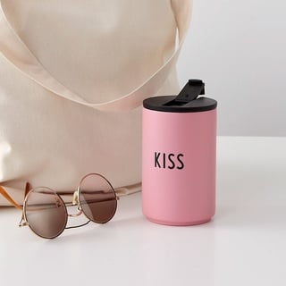 DESIGN LETTERS Thermosbecher Pink-kiss