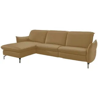 Livetastic Ecksofa , Olivgrün , Textil , Ottomane links, L-Form , 233x179 cm , Made in Eu , Hocker erhältlich, motorische Relaxfunktion, Armteil links, Armteil rechts , Wohnzimmer, Sofas & Couches, Wohnlandschaften, Ecksofas