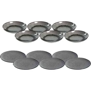 LEONARDO Matera Tafelservice 12-tlg. anthrazit