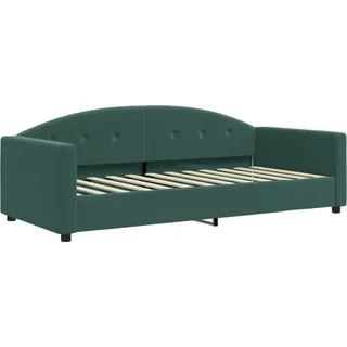 vidaXL Tagesbett Dunkelgrün 90x200 cm Samt