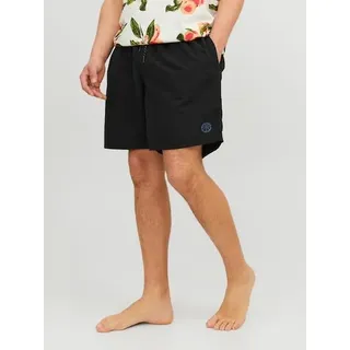 Jack & Jones PlusSize Badehose »JPSTFIJI JJSWIM SOLID SN PLS«, schwarz