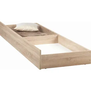 Carryhome Bettkasten , Sonoma Eiche , Holzwerkstoff , 199x23x64 cm , Schlafzimmer, Betten, Bettgestelle- Einzelteile, Bettkästen