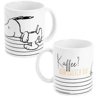 UNITED LABELS The Peanuts Tasse Snoopy - Kaffee? Bin gleich da!