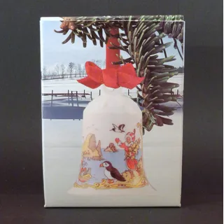 Hutschenreuther - Weihnachtsglocke 1989 - Glocke Porzellan - NEU - OVP - 1. WAHL
