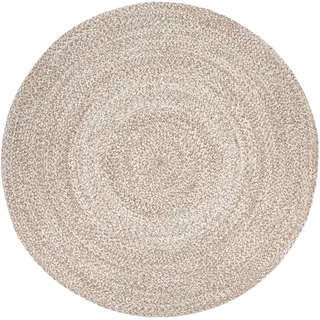 Paco Home »Viborg 595« rund 13 mm Höhe Jute, Modern, Boho, Handgefertigter Natur-Teppich,