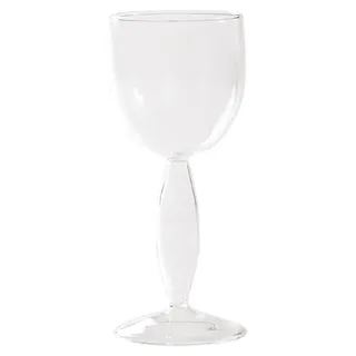 Dorici 4er-Set Weißweingläser aus mundgeblasenem Borosilikatglas mit hohlem Stiel und elegantem, modernem, transparentem Design