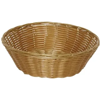 Unbekannt T363 Poly Rattan rund Lebensmittel Korb (Pack von 6)