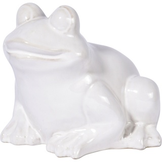 Dobar Gartenfigur BxHxL: 21 x 17 cm x 22 cm, Keramik Frosch Gr. M