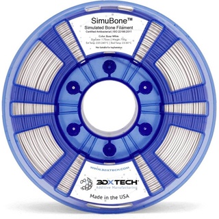 3D Xtech BON2010750W Simubone Modeling Filament PLA antibakteriell, geruchsarm 1.75mm 750g Weiß 1St.