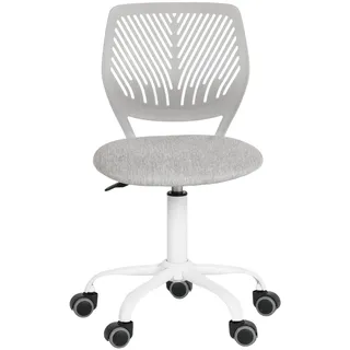 FurnitureR Gaming Stuhl für Kinder, ergonomischer Schreibtischstuhl ohne Armlehnen, moderner Bürostuhl mit Sitzhöhenverstellung und leisen Gummirädern, ideal für Lernen und Spielen