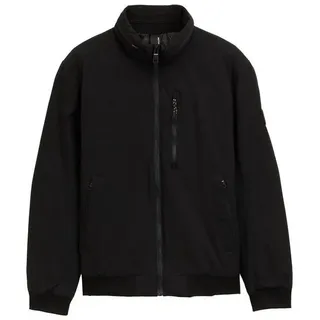 Tom Tailor Herren 1046226 Blouson mit Reißverschlusstaschen, Black, XL