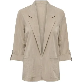 ONLY Damen Onlmarsa 3/4 Blazer WVN Noos, Safari/Detail:Melange, S