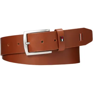 Tommy Hilfiger Herren Gürtel Denton 3.5 Ext Ledergürtel, Braun (Cognac), 80