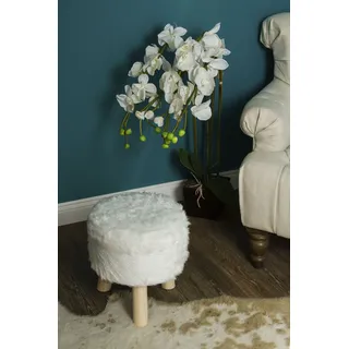 My Flair Sitzhocker natur H 33 durchm. 32, beige