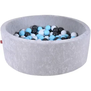 Knorrtoys Bällebad Soft grey inkl. 300 Bällen creme/grey/lightblue