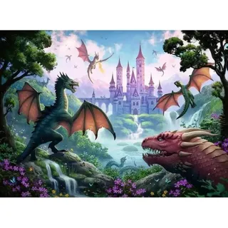 Puzzle Kinder, 300 XXL Teile, Magischer Drache, Ab 9 Jahren, Ravensburger
