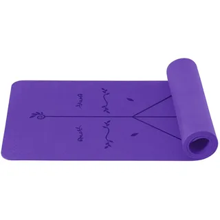 Good Nite Yogamatte Gymnastikmatte TPE 6mm Rutschfest Sportmatte Fitnessmatte Trainingsmatte Pilates Matte Hautfreundlich Phthalatfrei 183x61cm Yoga Pilates Homegym Workout