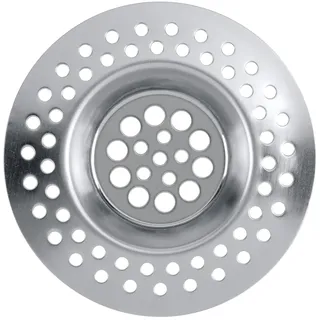 Wenko Abflusssieb Edelstahl 7 cm 2er-Set Silber