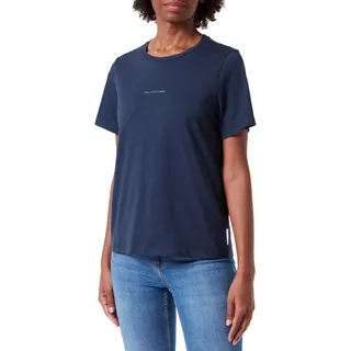 Marc OߴPolo Denim Damen T-Shirt aus Bio-Baumwolle Regular Fit, Blau (Navy Teal), M