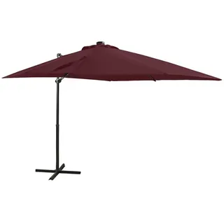 vidaXL Ampelschirm Ø 250 cm Bordeauxrot