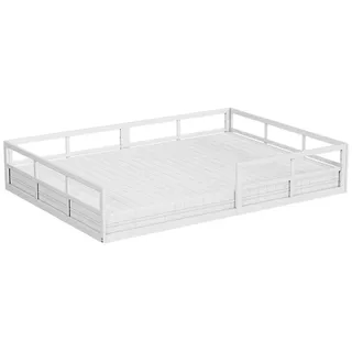 VitaliSpa Kinderbett Minno 140 x 200 cm Metall weiß