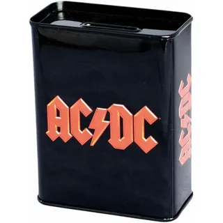 KKL AC/DC Metall Spardose Logo - Schwarz