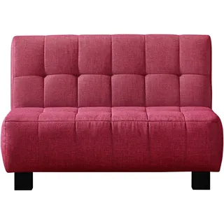 Novel Schlafsofa , Rot , Textil , Uni , 125x92x102 cm , Fußauswahl, Stoffauswahl , Wohnzimmer, Sofas & Couches, Schlafsofas, Sonstige Schlafsofas