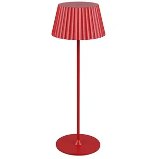 Akku-Tischleuchte , Rot , Metall , 39 cm , Touch-Schalter (on/off) , Lampen & Leuchten, Innenbeleuchtung, Tischlampen, Akku-Tischlampen