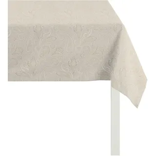 Tischdecke APELT "3313 INDIAN SUMMER" Gr. 2, beige, B:100cm L:100cm, Polyester, Viskose, Tischdecken, Tischdecke, Herbstzeit, Herbstdeko