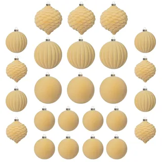 25 stück kunstoff Velvet weihnachtskugeln Khaki samt braun 6cm 8cm für Weihnachtsbaum christbaumkugeln braun Kugeln mit Haken Weihnachten deko Tisch