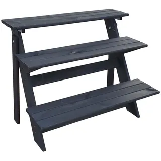 Promadino Blumentreppe Anja 78 x 62 cm Grau