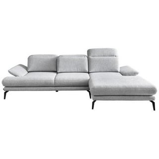 Stylife Ecksofa , Hellgrau , Textil , Ottomane rechts, L-Form , 289x180 cm , Stoffauswahl, seitenverkehrt erhältlich, Hocker erhältlich , Wohnzimmer, Sofas & Couches, Wohnlandschaften, Ecksofas