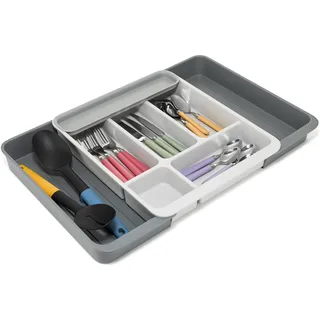 Joseph Joseph DrawerStore Ausziehbarer Besteck Organizer Grau