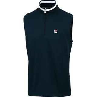 Fila Tennis-Pullunder Toby Slipover (halber Reißverschluss, Stehkragen) navyblau Herren