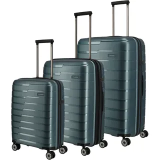 Travelite Air Base Koffer-Set 3-tlg. blau/petrol