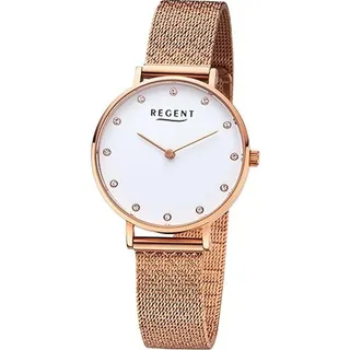 REGENT Damen Armbanduhr Analog rosegold URF1329
