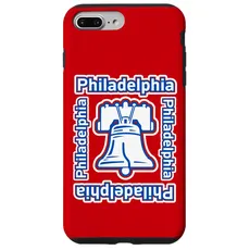 Hülle für iPhone 7 Plus/8 Plus Philadelphia Philly Liberty Bell Patriotisches Urlaubssouvenir