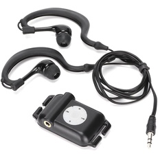 ASHATA Wasserdichter MP3-Player, 4 GB IPX8 Wasserdichter Schwimmer-MP3-Player mit Kopfhörer für Schwimmer, Laufsport